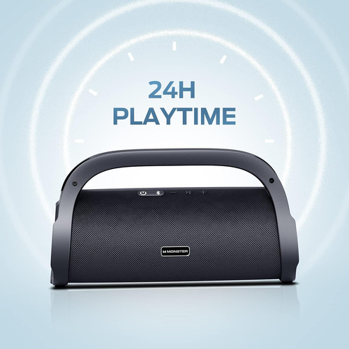 Altavoz Bluetooth Monster Adventurer Max, Altavoces Azules I