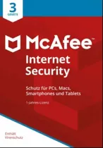 Comprar Antivirus Mcafee Internet Security 3 Dispositivos 1 Año