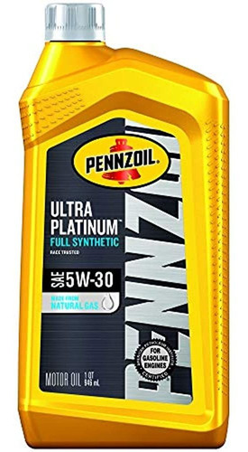 Pennzoil 5500408656pk Ultra Platinum 5w30 Aceite De Motor Si