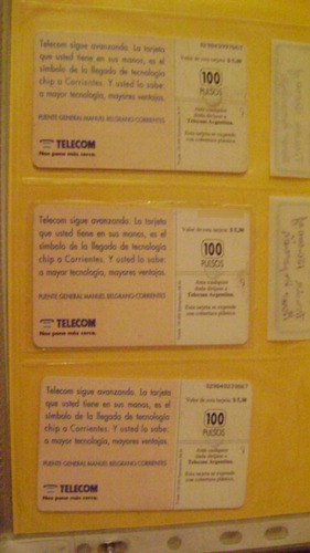 Tarjeta Telefoni Coleccion Telecom Provincia Corrientes Us 2 (Usado)