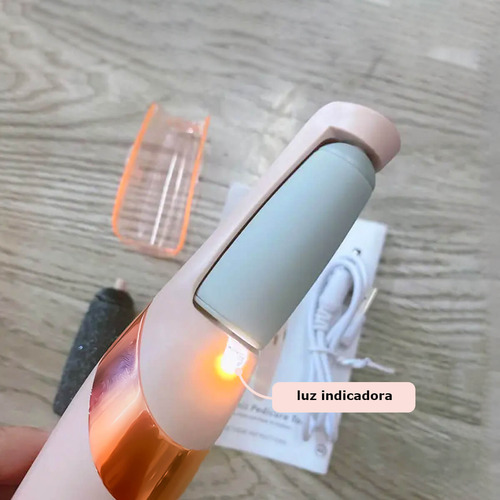 Lixa De Pe Elétrica Com Bateria Recarregavel Portátil