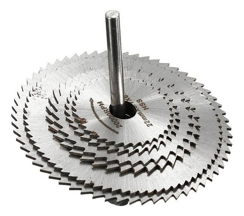 6 Piezas Mini Hss Hoja De Circular Ruedas De Disco Conjunto