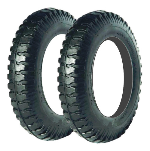 2 Llantas De 8 Pulgadas Para Zorra Con Neumatico / 250-4