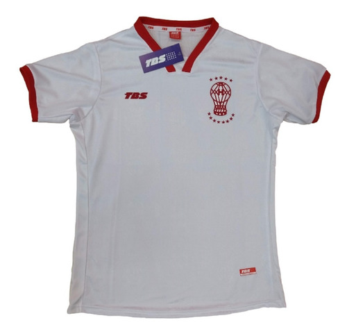 Imagen 1 de 2 de Camiseta Huracán Tbs Blanca Re Edición