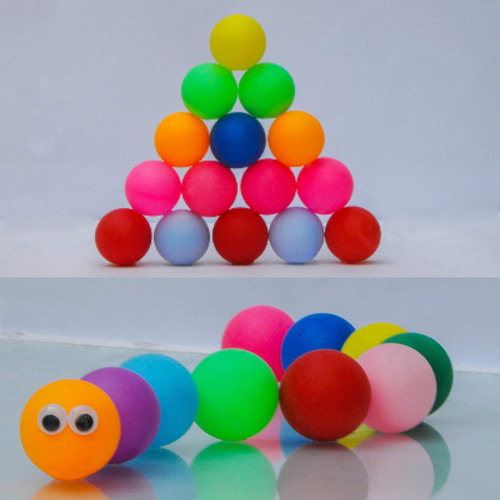 Lestiour - Pelotas De Ping Pong De 50/100 Unidades, Color A