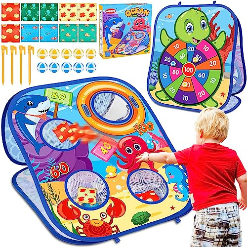 Bean Bag Toss Game Toys Niños, Ocean Theme Tablero De ...