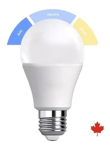 Lampara Led 9w Etheos 3 Pasos Cambia De Fría, Neutra, Cálida
