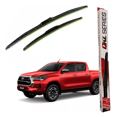 Juego De Escobillas Delanteras Toyota Hilux 2016 En Adelante