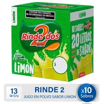 Comprar Jugo En Polvo Rinde 2 Sabor Limon Caja - Mejor Precio