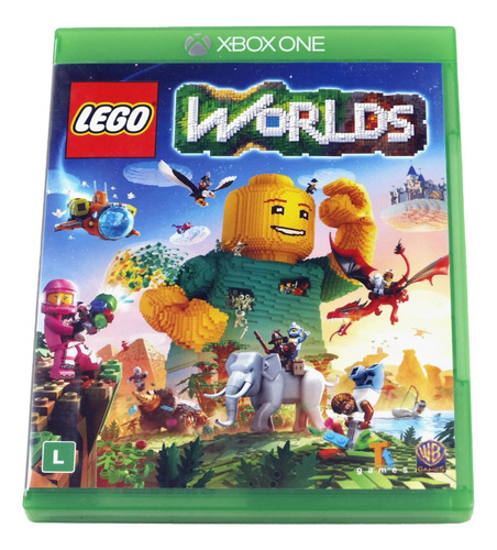 Lego Worlds Original Xbox One Mídia Física