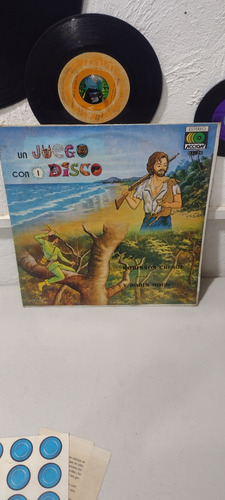 Robinson Crusoe Un Juego Con Un Disco De Vinil Lp 