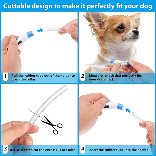 Collar De Perro Con Luz Led, Recargable Usb Corte Ajustable