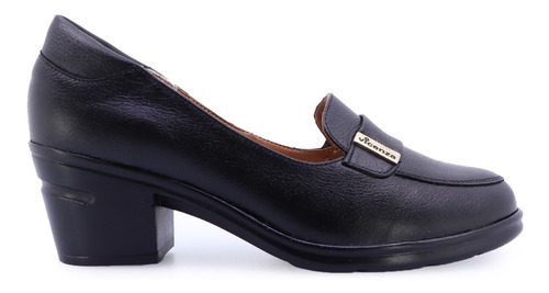 Zapato Dama Confort Piel Bovino Negro Vicenza 4504 Gnv®