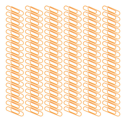 Pinza Para Sujetapapeles De 3 Cajas, Color Naranja, Pequeña