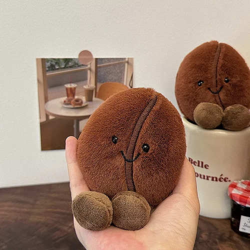 M Lindo Muñeco De Peluche Con Forma De Grano De Café