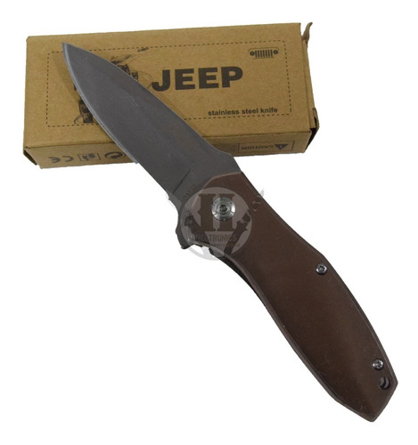 Navaja Tactica Semi Jeep Da146  Edc Metalizada Clip Robusta