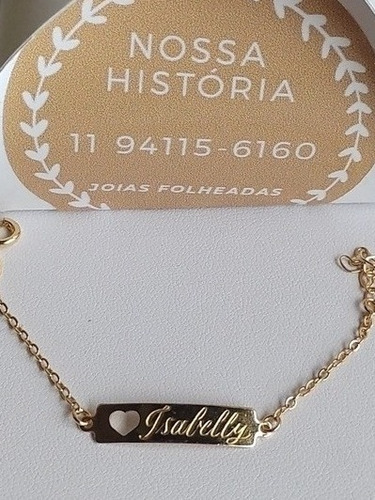 Pulseira Para Bebe Com Nome