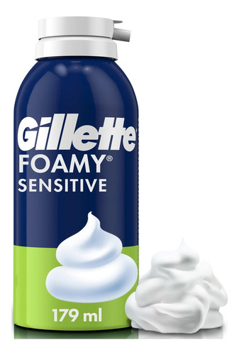 Kit 5 Espuma De Barbear Gillette Foamy Sensitive