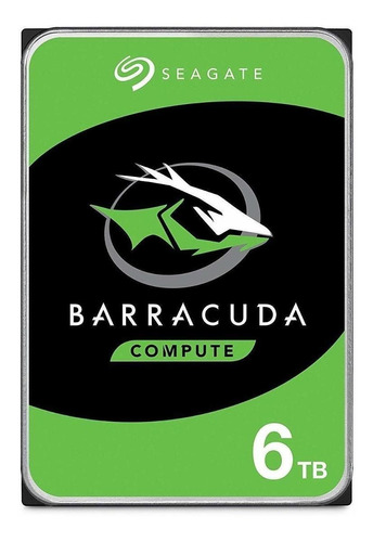 Imagen 1 de 3 de Disco duro interno Seagate Barracuda ST6000DM003 6TB