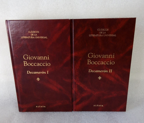 Decamerón 1 Y 2, Giovanni Boccaccio, Ed. Altaya