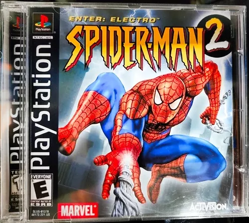 Spider-Man 2: Enter Electro Jogo PS1 Midia Fisica