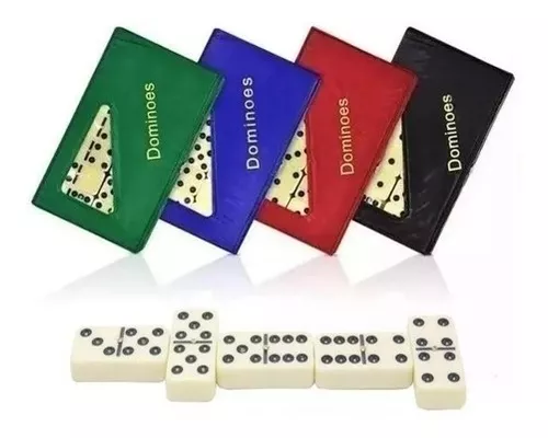 Jogo De Domino Osso Super Luxo Na Lata 28Pçs- UNYHOME