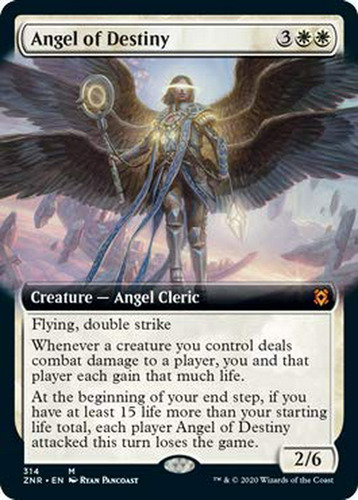 Carta Coleccionable Indiv Angel Of Destiny - Extended Art