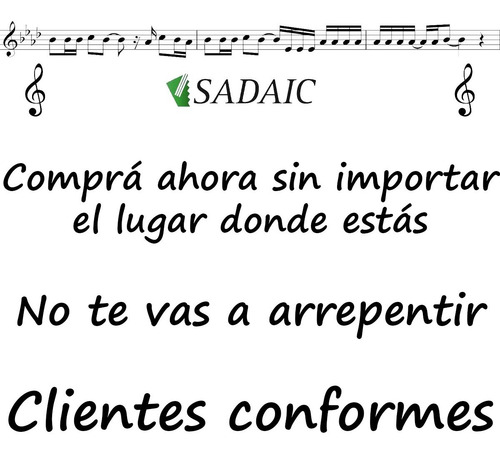 Imagen 8 de 9 de Transcripción A Partituras Para Registrar En Sadaic