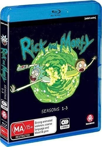 Bluray Rick Y Morty [ Serie Original ] Temporada 1 + 2 + 3