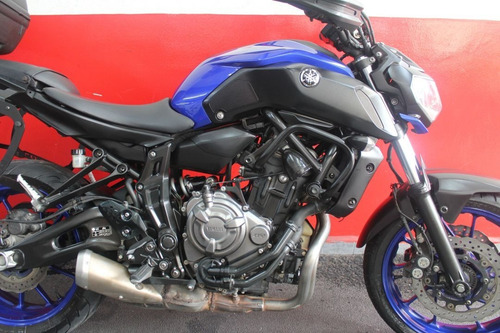 Imagem 9 de 11 de Yamaha Mt07 Mt 07 Mt-07 Abs 689 2020 Azul