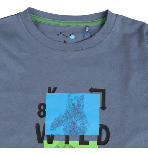 Polera Niño Gris Pillin (pvb630-25gri )