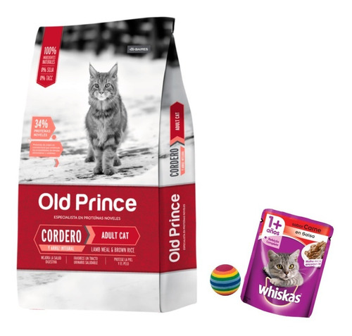 Old Prince Gato Adulto Cordero 7,5 Kg + Regalos