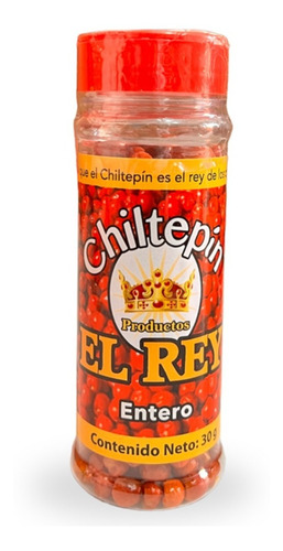 Chiltepin Entero Deshidratado De Sinaloa 40 Gramos