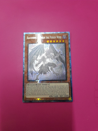 Yugioh! Blackwing - Simoon The Poison Wind, Collector Rare 