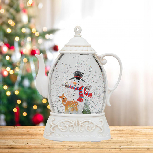 Lámpara De Hervidor De Agua De Navidad, Decoración De Luz,
