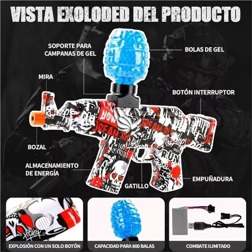 Db Pistolas De Hidrogel Ak Rifle De Hidrogel Con Gel Balas R