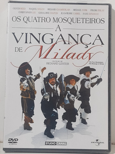 Dvd Os Quatro Mosqueteiros - A Vingança De Milady Lacrado