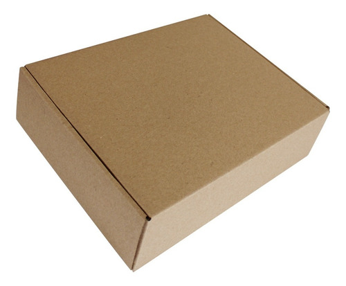 20 Mailbox 14x12x4.5 Cm. Caja De Envíos Color Café