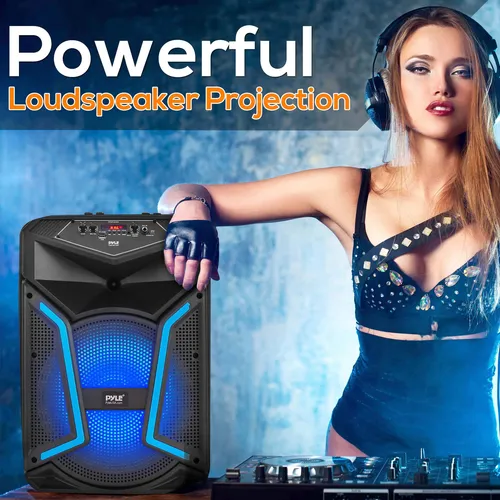 Portable Bluetooth Pa Speaker System Pyle Pphp122sm 800w