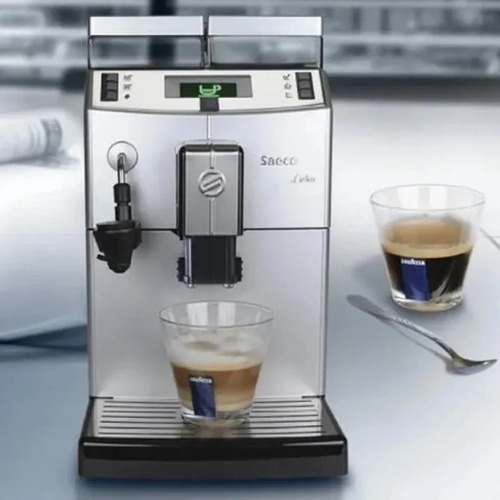 Imagen 2 de 2 de Saeco Lirika Plus Silver Cafetera Automática Express Italian Color Plateado