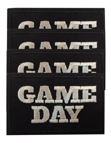 Venta Game Day Parches Planchado, Mxnst-004, 4 Parches, Game