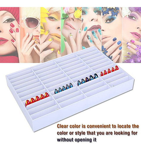 Caja De Almacenamiento De Puntas De Arte De Uñas Falsas, 44