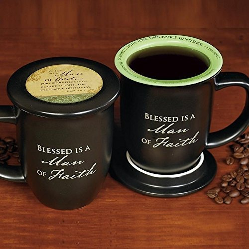 Hombre De La Fe Mug Y Coaster Set
