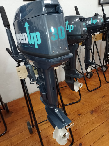 Motor Fuera De Borda Green Up 30 Hp 2 T Arranque Eléctrico