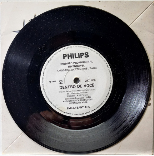 Compacto - Emilio Santiago / Ensaios De Amor/ Polygram (Usado)