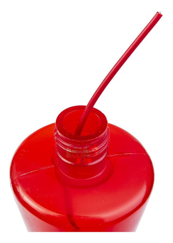 Imagen 2 de 6 de Bebedero Colibríes Rojo 470ml Alimentador De Aves