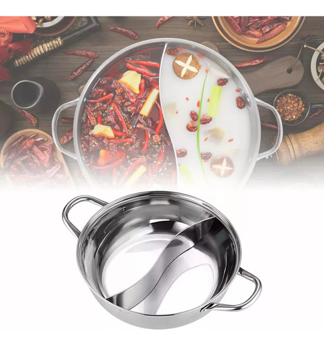 A Olla Caliente Con Separador, Cocina, Sartén