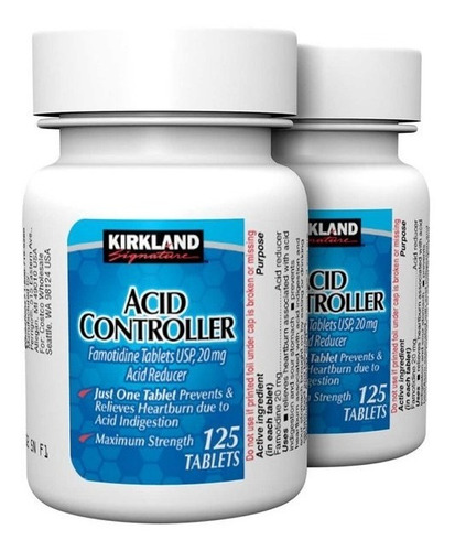 Kirkland Acid Controller Controle Do Acido 125 Tablets