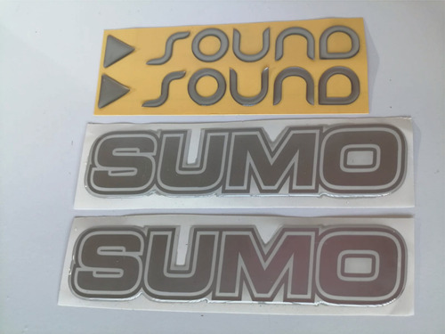 Toyota Prado Sumo Sound Sticker Resinado X 4 Unidades