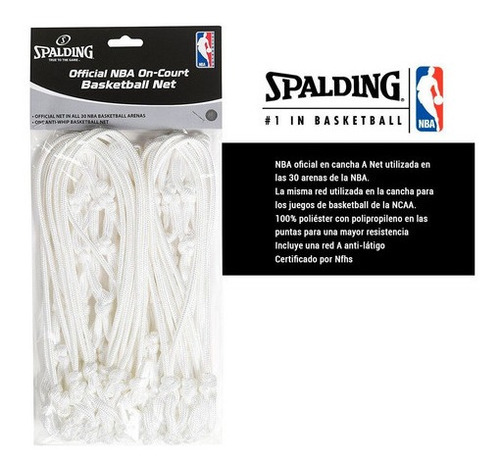 Imagen 2 de 4 de Red Para Aro De Basketball Spalding Universal Mvdsport